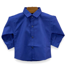Plain Royal Blue Formal Shirt