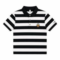 Black Stripes Polo T-Shirt