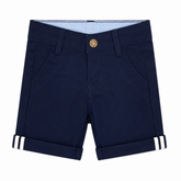 Baby Boy Blue Cotton Short - Blue