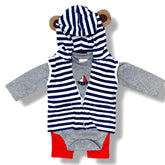 3PC Hooded Ship Suit