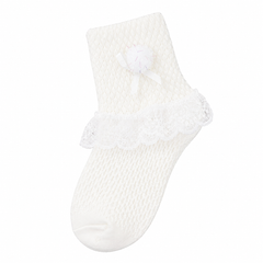 Off White Frill Socks