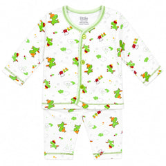 Premium Cotton Newborn Pajama Set – Soft & Breathable Baby Suit