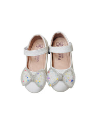 White Bow Pumps