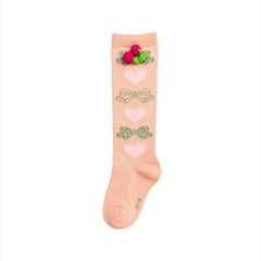 Pink Grey Socks