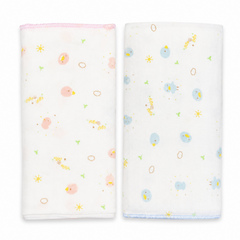 Infants Baby 2PC Muslin Face Cloth