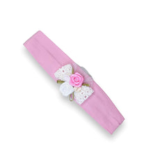 Pink Flower Headband 0-24M