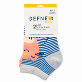 Baby Ankle Trainer Socks – 2 Pair Pack