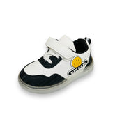 White & Black Smiley Joggers