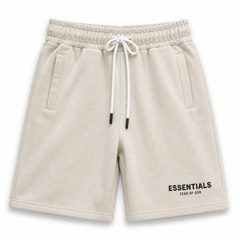Baby Boy Round Lastic Short - Beige