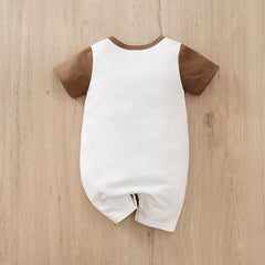 Baby Boy Half Sleeves Elephant Romper