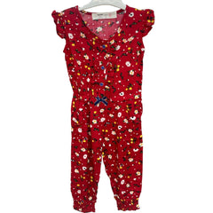 Happiness Jump Suit - Red