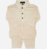 Peach Kurta Shalwar Set