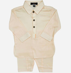 Peach Kurta Shalwar Set