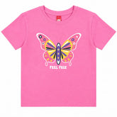 Baby Girl Summer T-Shirt - Pink Butterfly