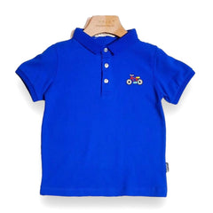 Bicycle Polo T-shirt Royal blue