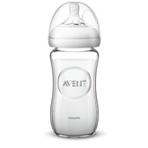 AVENT NATURAL II GLASS BOTTLE 240 ML PK1