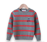 New Style Sweat Tee Red Stripes