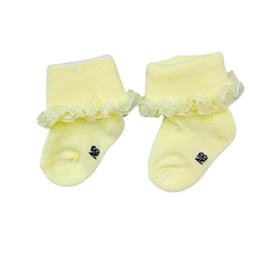 Fluorescent Yellow Socks