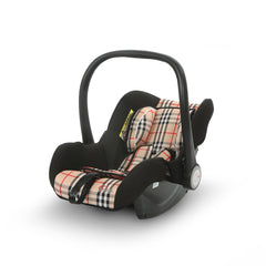 Baby Carry Cot – Beige Check