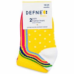 Baby Ankle Trainer Socks – 2 Pair Pack