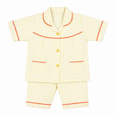 Baby Girl Half Sleeves Cotton Night Suit