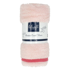 Baby Blanket Coral Fleece Light Pink