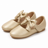 Baby Girl Golden Bow Pumps
