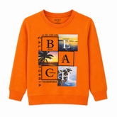 Baby Boy Orange Sweat T-Shirt