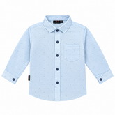 Baby Boys Full Sleeve Cotton Shirt – Front Open Button Shirt