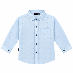 Baby Boys Full Sleeve Cotton Shirt – Front Open Button Shirt
