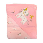 Unicorn Hooded Wrapping Sheet