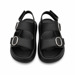 Baby Boy Black Strap Sandal