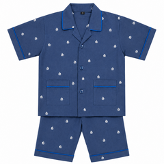 Baby Boy Half Sleeves Cotton Night Suit