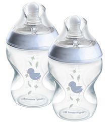 260ML Natural Start Decor PP Bottle with M Teat Pack Of 2 - 423915