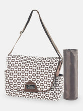 BABY DIAPER BAG BROWN FLORAL