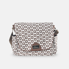 BABY DIAPER BAG BROWN FLORAL