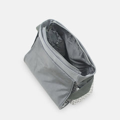 BABY DIAPER BAG GREY FLORAL