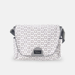 BABY DIAPER BAG GREY FLORAL