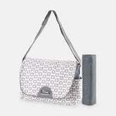 BABY DIAPER BAG GREY FLORAL