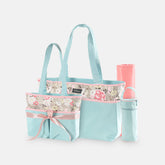 BABY DIAPER BAG SET FLORAL