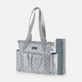 BABY DIAPER BAG GREY PRINTED