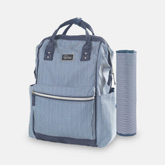 BABY DIAPER BAG PACK BLUE STRIPES