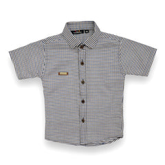 Boys Cheque Half Sleeves Shirt