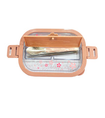 Stainless Steel Pink Lunch Box