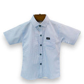 Half Sleeves Light Blue Shirt