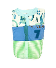 Front open 3 Quarter Romper Set 3-6 Month