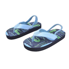 Boys Blue Flip Flop Crocodile Slippers