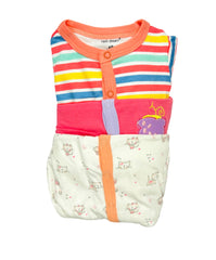 Front open 3 Quarter Romper Set Newborn