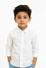 Plain White Formal Shirt