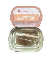 Stainless Steel Pink Lunch Box